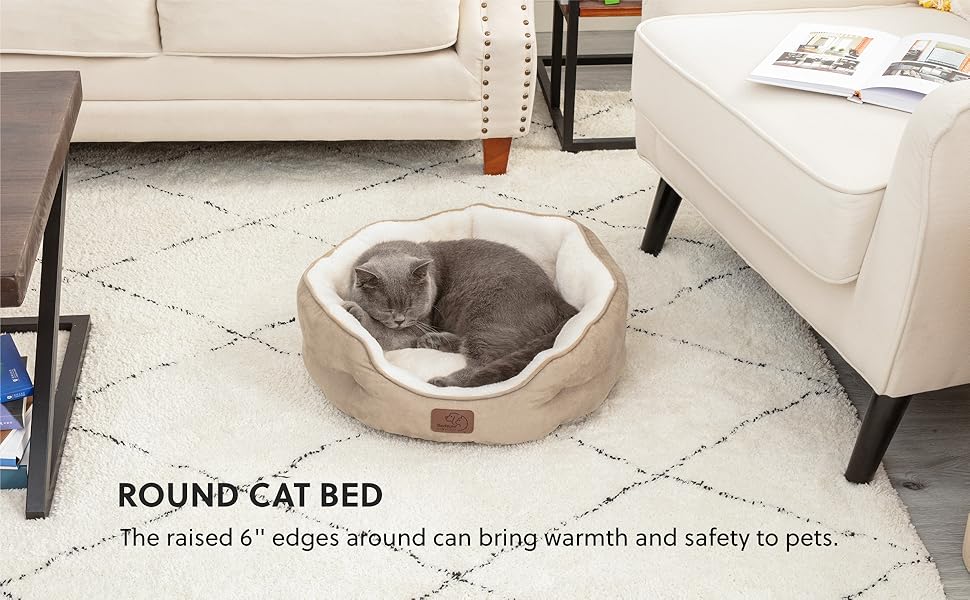 Bedsure Round Cat Bed