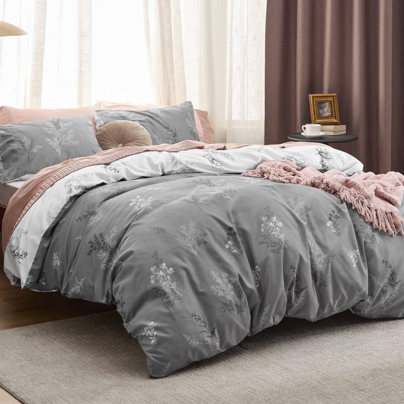 King 104 x90 02 Grey White NoComforter 08