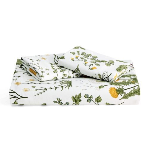 King 104 x90 13 CottonGreenFloral NoComforter 05