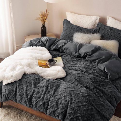 Queen 90 x90 DarkGrey NoComforter 01