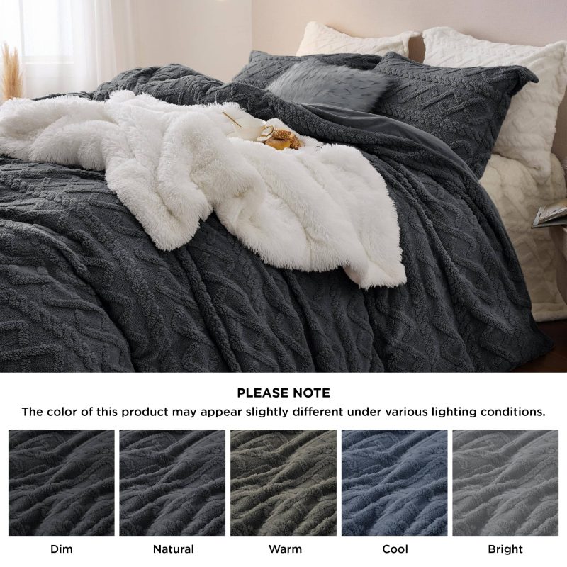 Queen 90 x90 DarkGrey NoComforter 05