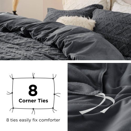 Queen 90 x90 DarkGrey NoComforter 06