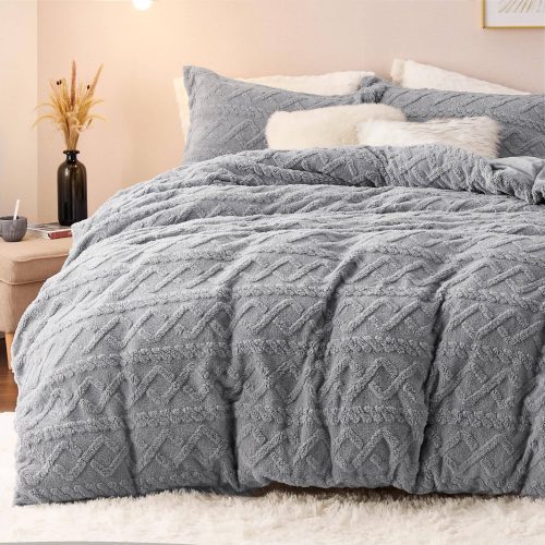 Queen 90 x90 Gray NoComforter 02