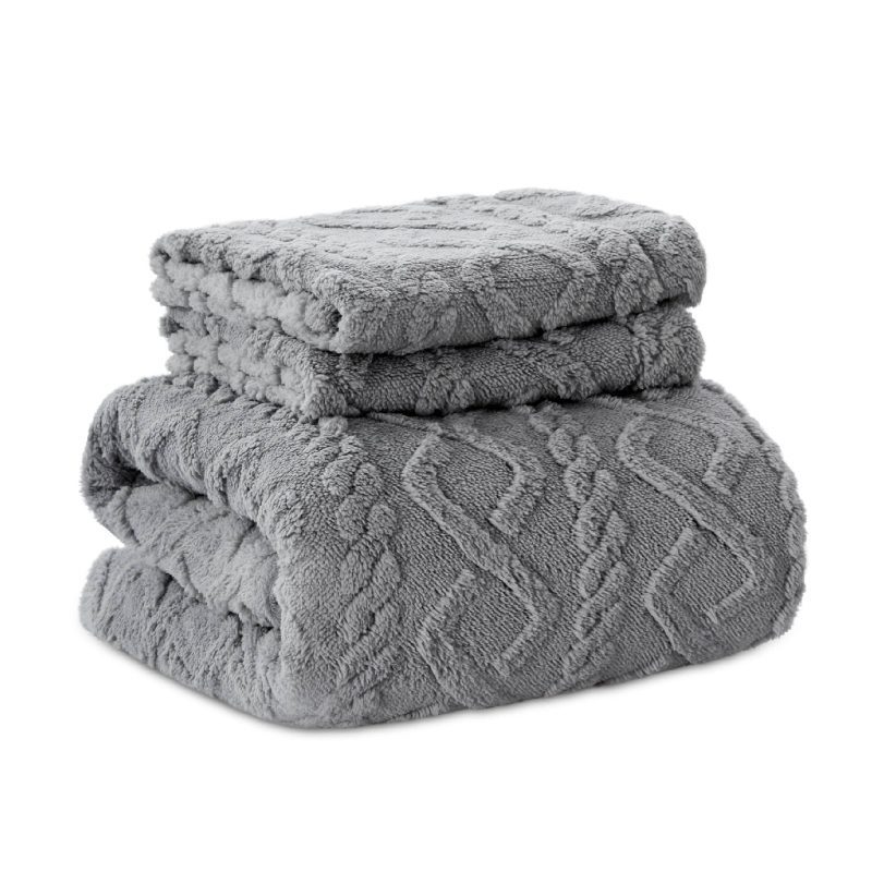 Queen 90 x90 Gray NoComforter 05