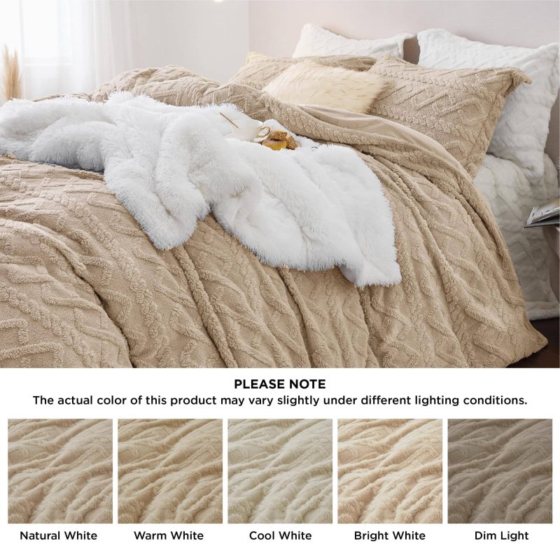 Queen 90 x90 Khaki NoComforter 05