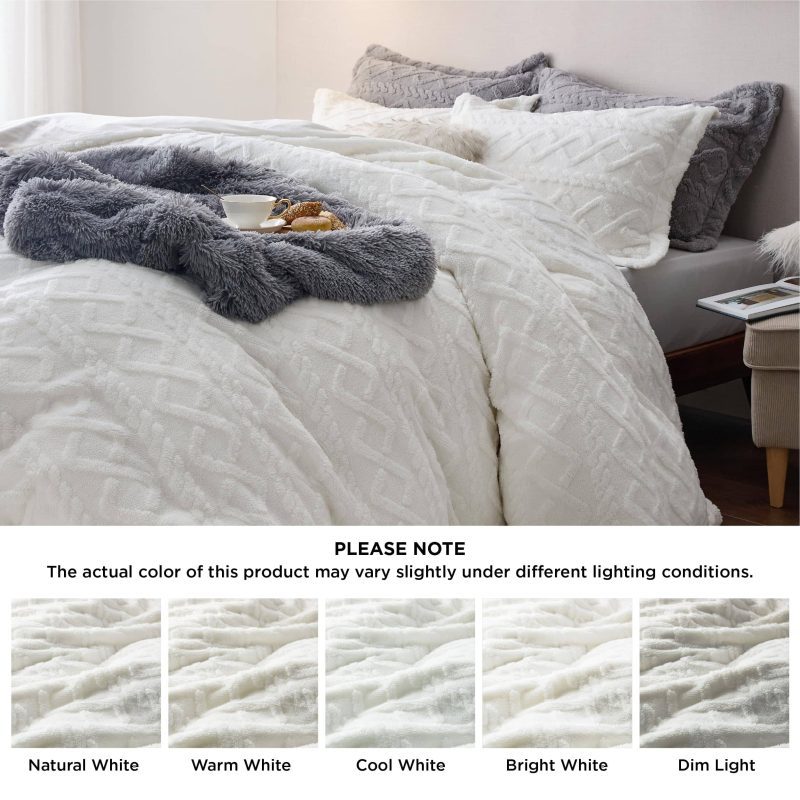 Queen 90 x90 White NoComforter 05