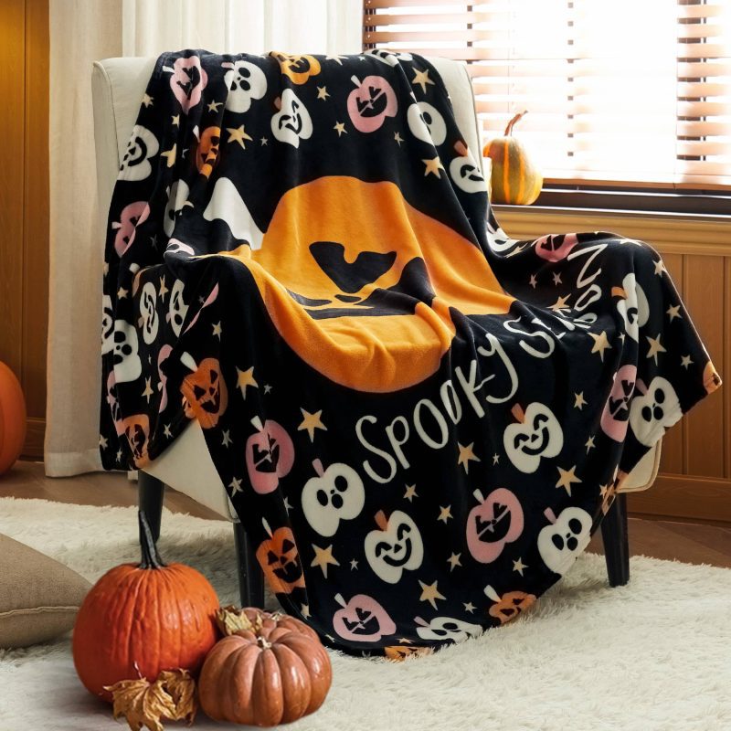 Throw 50 x60 PumpkinBlack 02