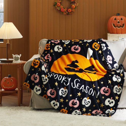 Throw 50 x60 PumpkinBlack 03