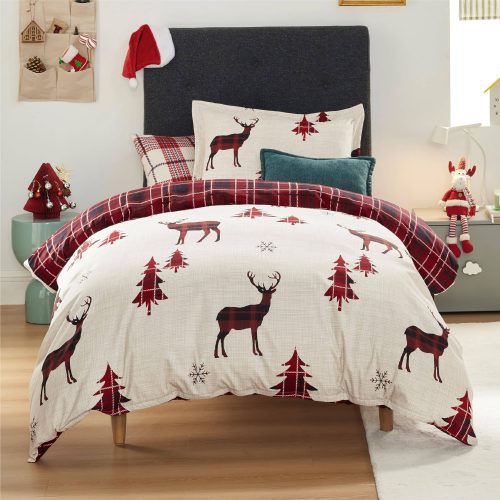 Twin 68 x90 Reindeer NoComforter 01