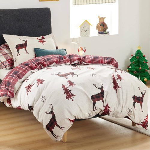 Twin 68 x90 Reindeer NoComforter 02