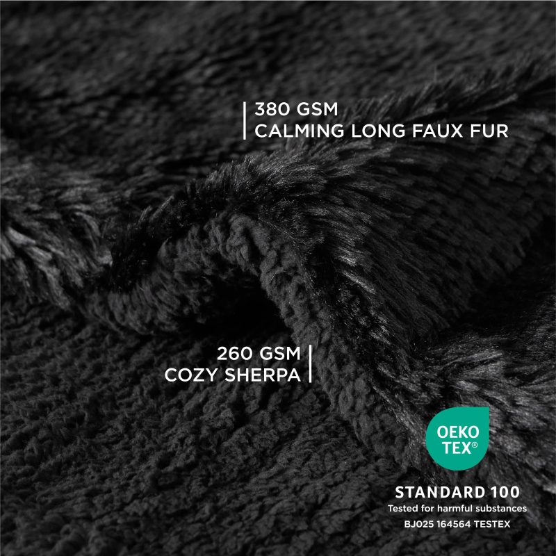 XL 50x60 LongFauxFur Black 02