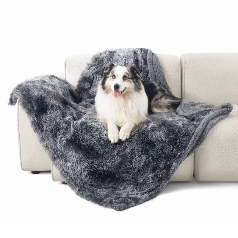 XL 50x60 LongFauxFur Tie dyeGrey 01