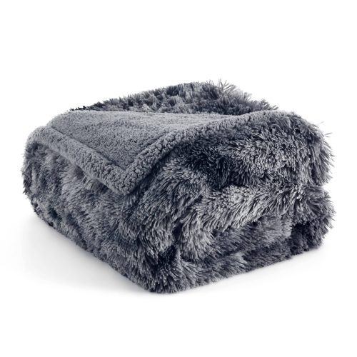 XL 50x60 LongFauxFur Tie dyeGrey 07